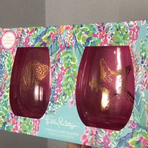 Lilly Pulitzer Wine Glasses